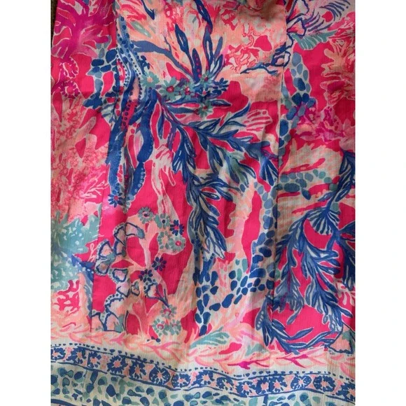 Lilly Pulitzer Mila Shift Aquadesiac size‎ 00 Pink Blue Beachy Southern Wedding - Picture 6 of 9